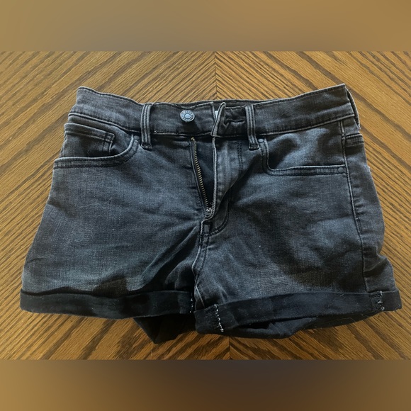 PacSun denim shorts. The Shortie. All in size 23. (3 shorts in blue,dark,white - Picture 3 of 7